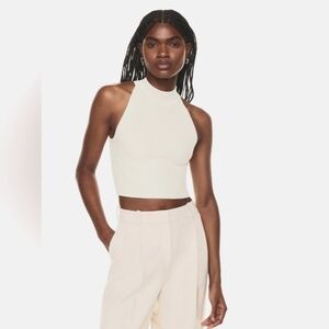 Aritzia Babaton Sculpt Knit Halter Top 2x